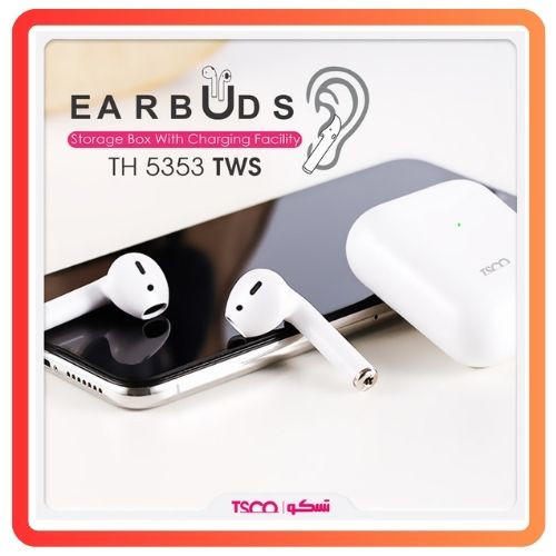 هندزفری بلوتوثی تسکو مدل TH 5353 TWS (کیفیت عالی گارانتی توسن سیستم )