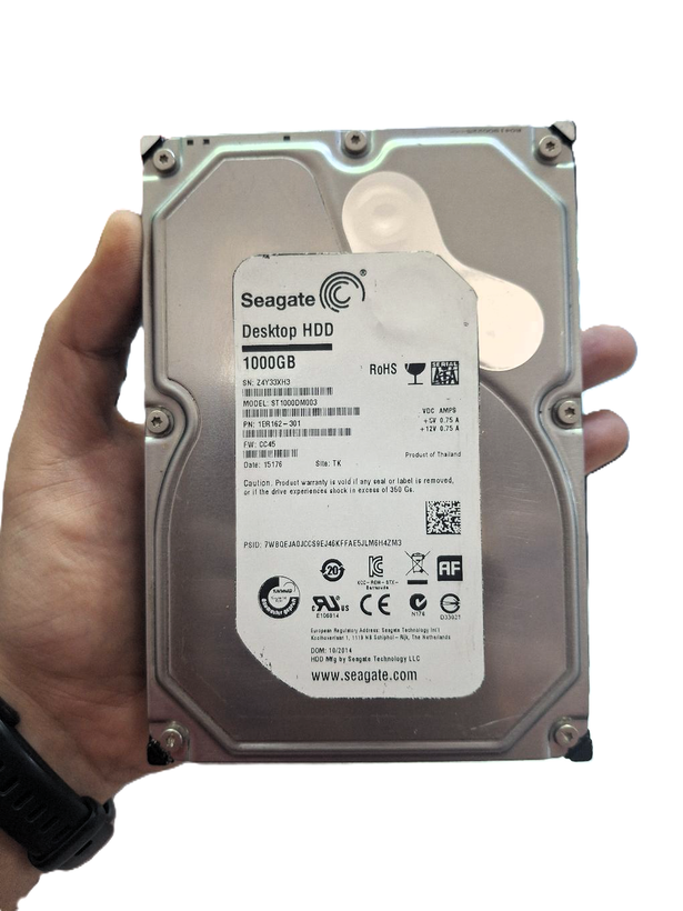 هارد دیسک اینترنال سیگیت مدل ST1000DM003 ظرفیت ۱ ترابایت استوک